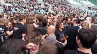 Crazy pogo dance, Wroclaw Iron maiden 2016