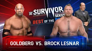 WWE2K22 - Goldberg Vs  Brock Lesnar - Survivor Series 2022 -  [1080p]