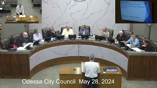 Odessa City Council May 28th, 2024