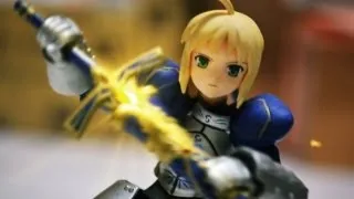 Gundam & Figma Stop Motion : Saber Lily FATE賽芭