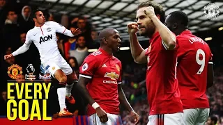 EVERY Premier League goal vs Crystal Palace | Manchester United | Zlatan, Mata, Pogba, Rooney