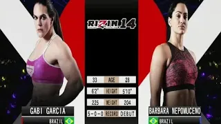 Gabi Garcia vs. Barbara Nepomuceno Full Fight HD