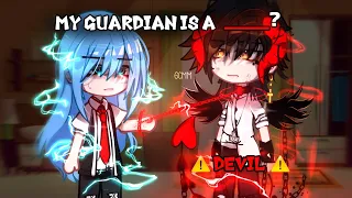 My Guardian is a DEVIL🔥⛓️ || GCMM { Gacha movie }|| MEME💗 || PART-1/2||👀✨️