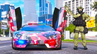 NOOSE Supercar Patrol with a Lamborghini Aventador!! (GTA 5 Mods - LSPDFR Gameplay)