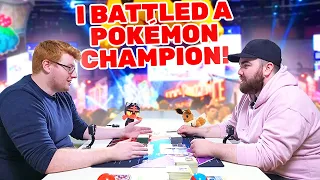 I challenged a Pokémon TCG Champion to a battle!