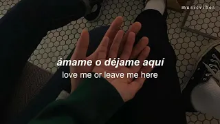Love me or leave me; Little Mix // español-inglés