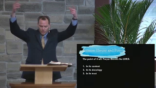 1 Chronicles 29: 10-22. The point of it all: Prayer Blesses the LORD. Pastor Bruintjes