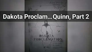 Dakota Proclamation by Meredith M Quinn, Part 2： Creed of the Indigenous read by Seava