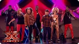 The Final 5 sing Burn by Ellie Goulding- Live Week 8 - The X Factor 2013