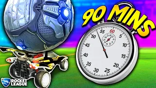 Can I beat the 3 HARDEST Rocket League dribble courses in under 90 minutes?