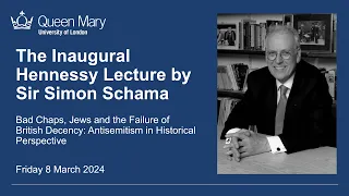 The Inaugural Hennessy Lecture: Sir Simon Schama