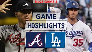 Atlanta Braves vs. Los Angeles Dodgers Highlights | NLCS Game 3 (2021)