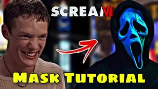 How to make Stu Machers mask from Scream 6