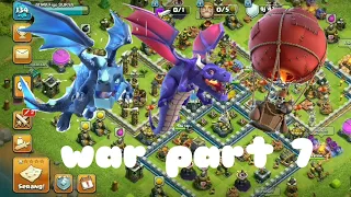 cara attack war udara TH 12&13part 7 ( naga merah,balon,naga elektro ) #COC