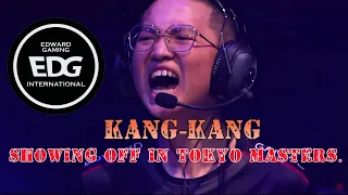 EDG KANG-KANG SHOWING OFF IN MASTERS TOKYO