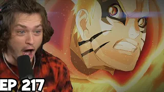 BARYON MODE NARUTO VS ISSHIKI!!! || Boruto Episode 217 REACTION