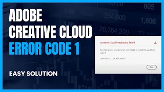 Solving Adobe Creative Cloud Error Code 1