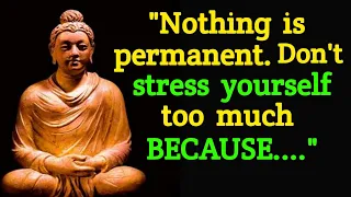 life quotes that will help you come out of depression and stress / Buddha Quotes