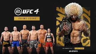 Prime Icon Fighters In UFC 4