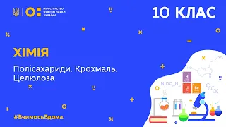 10 клас. Хімія. Полісахариди. Крохмаль. Целюлоза (Тиж.5:ПТ)