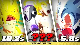 WHO Has The LONGEST LF Animation In Dragon Ball LEGENDS?