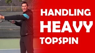 Handling Heavy Topspin | HANDLE DIFFERENT SPINS
