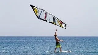 Steven Van Broeckhoven  B-72. World Champion.  Classic of freestyle  windsurfing