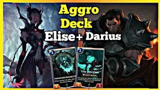 Elise And Darius Deck is Very Aggressive Spiders Deck | Legends Of Runeterra