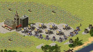 Red Alert 2 | Extra hard AI | 7 vs 1 | you vs All | soviet