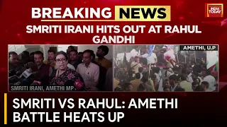 Smriti Irani Targets Rahul Gandhi's Leadership in Amethi