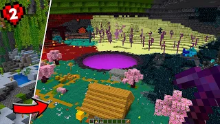 I Rebuilt EVERY Dimension In Minecraft Hardcore