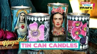 Upcycled Tin Can Candles