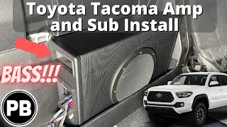 2016 - 2024 Toyota Tacoma Amp and Sub Install