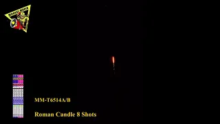 MM T6514AB  Roman Candle 8 Shots