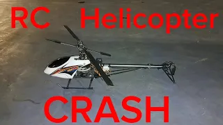 RC Helicopter Crash (Maiden Flight)
