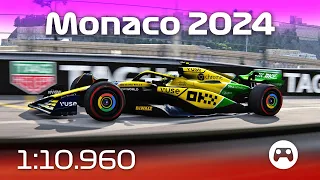F1 2024 Monaco | 1:10.960 | VRC Formula Alpha 2023 CSP v1.4 | Assetto Corsa | Hotlap + Setup