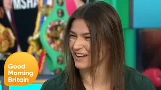 Lightweight Female Boxing World Champion Katie Taylor Shows Off Her Belts | Good Morning Britain