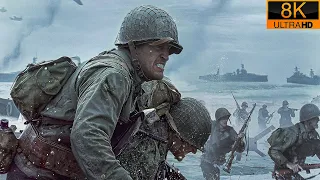 D-Day / Operation Overlord - Omaha Beach｜Immersive Cinematic Gameplay｜Call of Duty WW2 - 8K