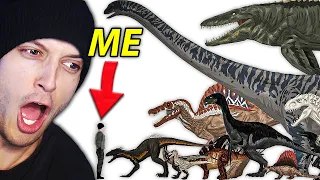 GOJICENTER added ME to the JURASSIC PARK SIZE COMPARISON (Reaction)