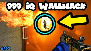 999 IQ MOLLY with WALLHACK! - CS:GO BEST ODDSHOTS #452