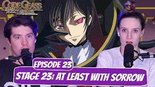 LELOUCH MOVES FORWARD! | Code Geass Newlyweds Reaction | Ep 23, “At Least With Sorrow”