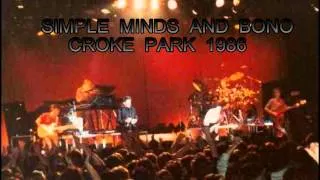 Simple Minds & Bono Croke Park 1986
