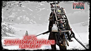 Icarus Зимний Арктический биом где найти гайд