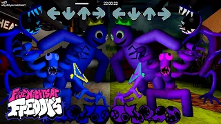 Rainbow Friends ALL Blue VS ALL Purple but | Friday Night Funkin Mod Roblox