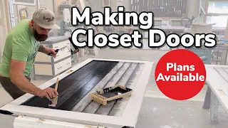 Easy Closet Doors || You Can Make These