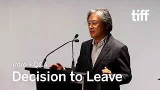 DECISION TO LEAVE Q&A with Park Chan-wook | TIFF 2022