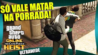 MATANDO OS GUARDAS NA PORRADA (Solo | Elite) - The Cayo Perico Heist | GTA Online