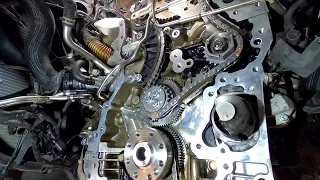 vauxhall 1.6 cdti b16dth timing chain replacement (rattle on startup) uprated tensioner