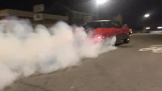 Screamin Tire Smokin WICKED Period Correct 1970 SS396 Chevelle Leaves A Parking Lot At Over 6500 RPM