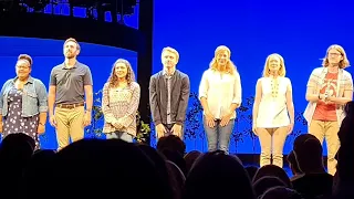 Dear Evan Hansen West End London Cast Curtain Call Bows 19 August 2022 Noël Coward Theatre Sam Tutty